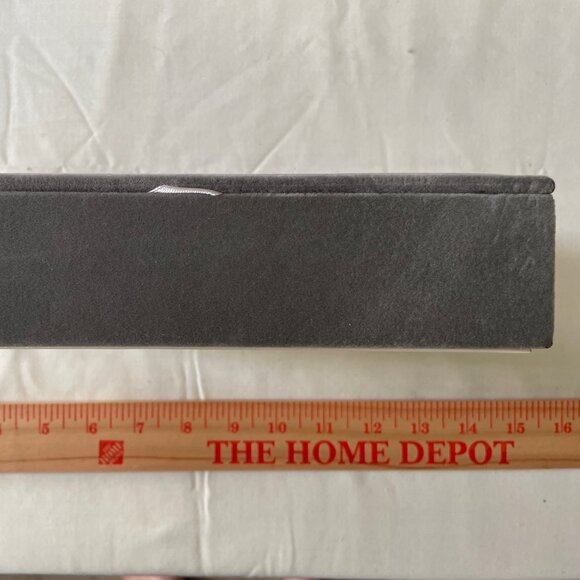 NWT Gray Jewelry Box with Padded Lid from At Home Perfect for Dorm Life - Picture 5 of 5
